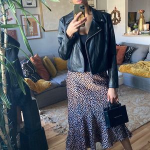 Express Vegan Black Leather Jacket NWOT